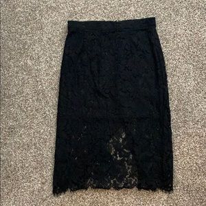 Black ANGL lace skirt!